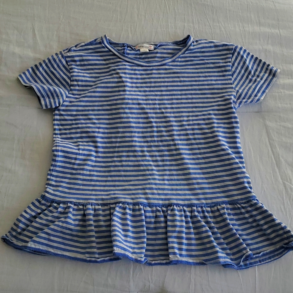 J crew girl's shirt with pretty frill